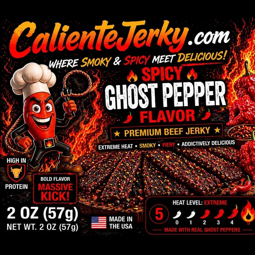 [CAL-JK-GHST] Ghost Pepper Beef Jerky