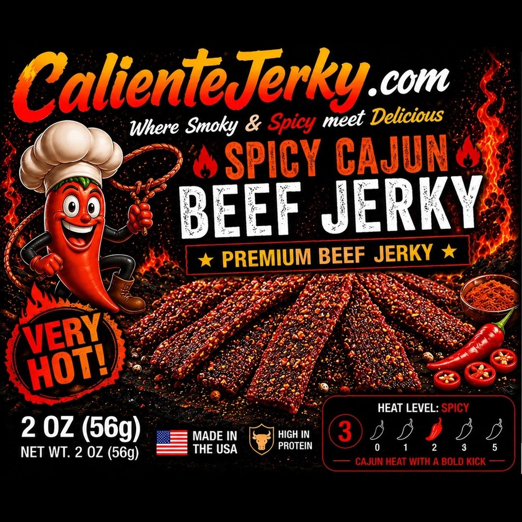 [CAL-JK-CAJN] Spicy Cajun Beef Jerky