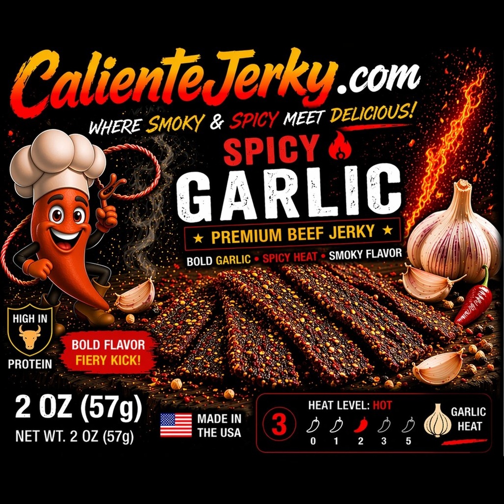 [CAL-JK-SGAR] Spicy Garlic Beef Jerky