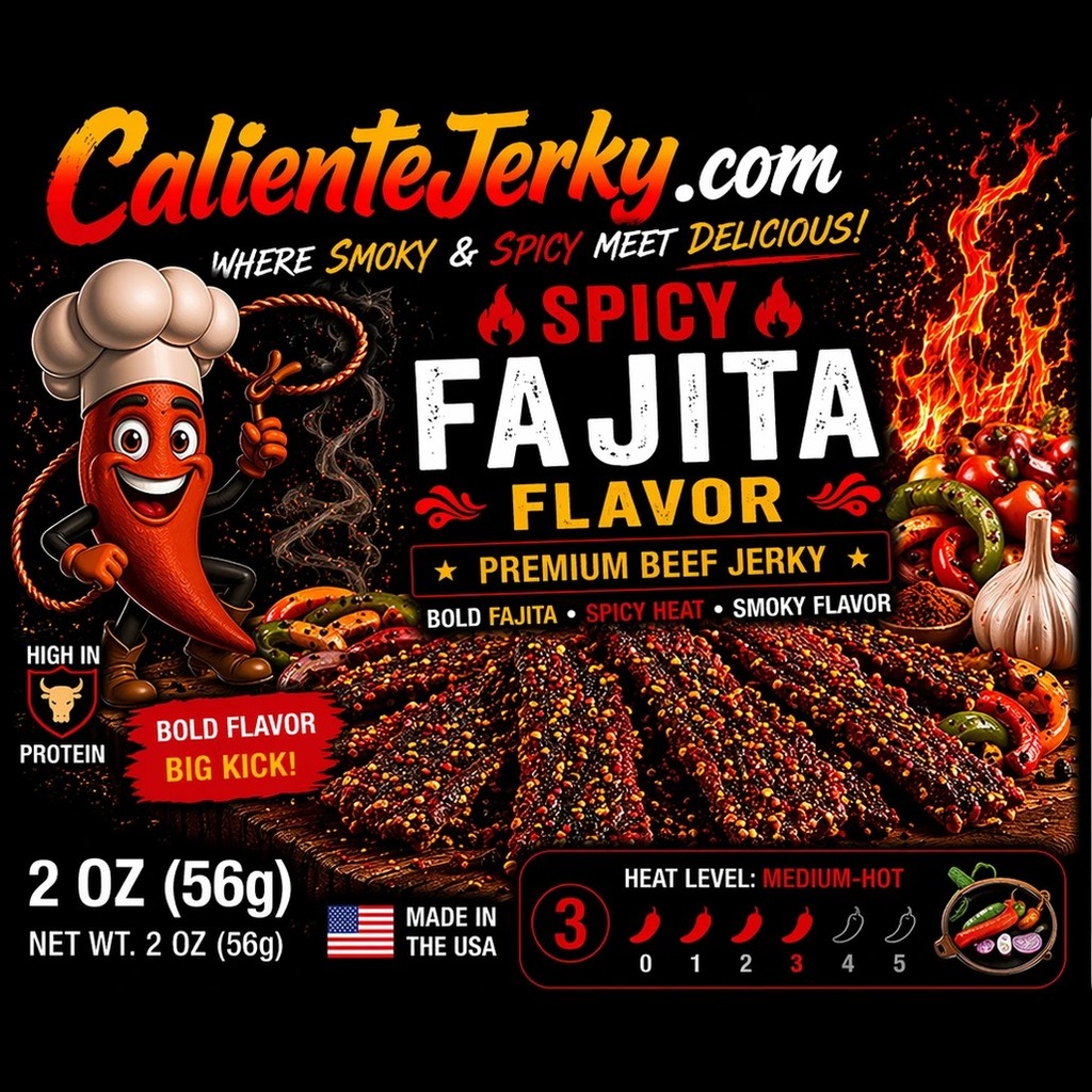 [CAL-JK-FAJI] Spicy Beef Fajita Jerky