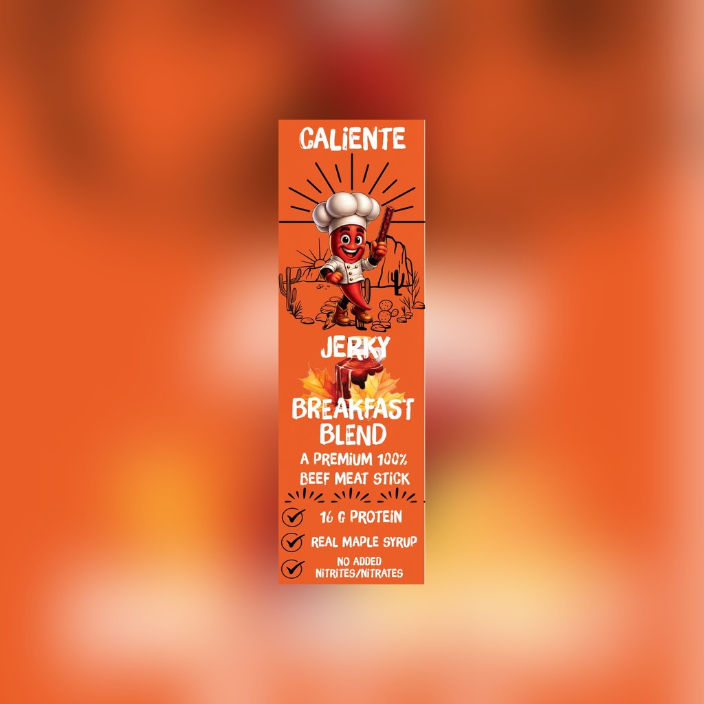Breakfast Blend Beef Stick 1.5oz - 16g protein