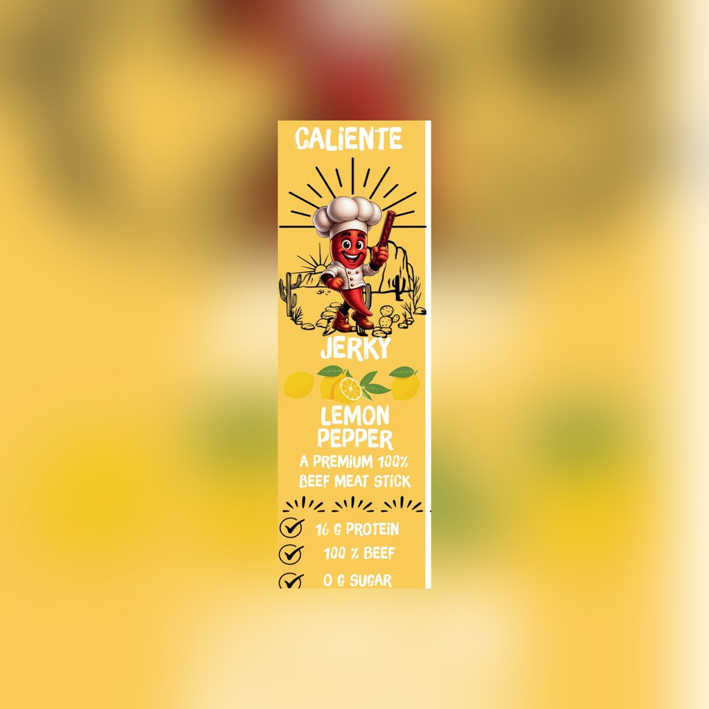 Zesty Lemon Pepper Beef Stick