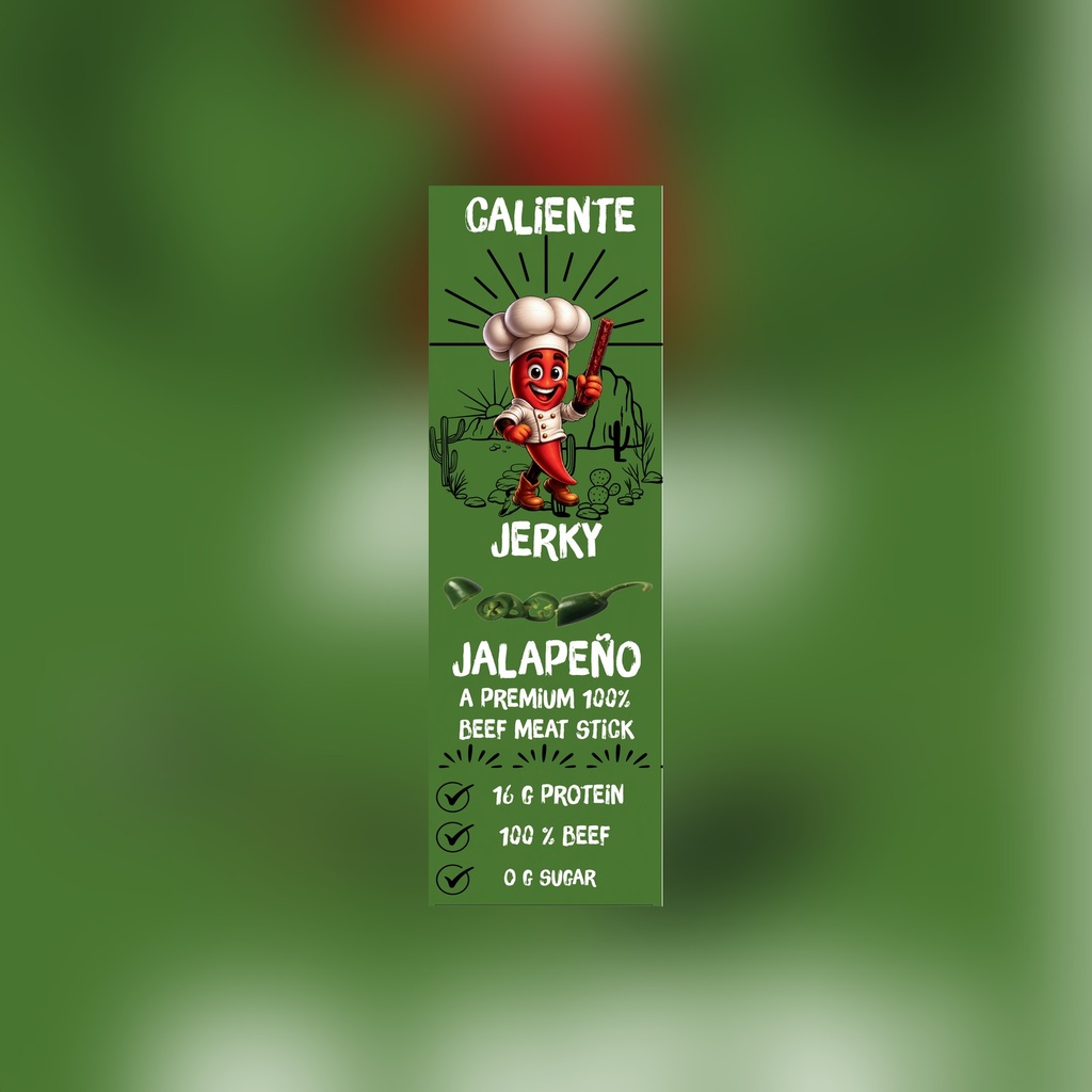 Spicy Jalapeño Beef Sticks 1.5oz - 16g protein