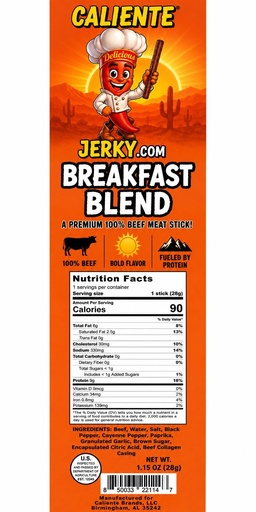 [CAL-BS-BRKF] Breakfast Blend Beef Stick