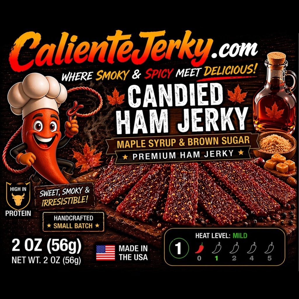 Maple Brown Sugar Candied Ham Jerky