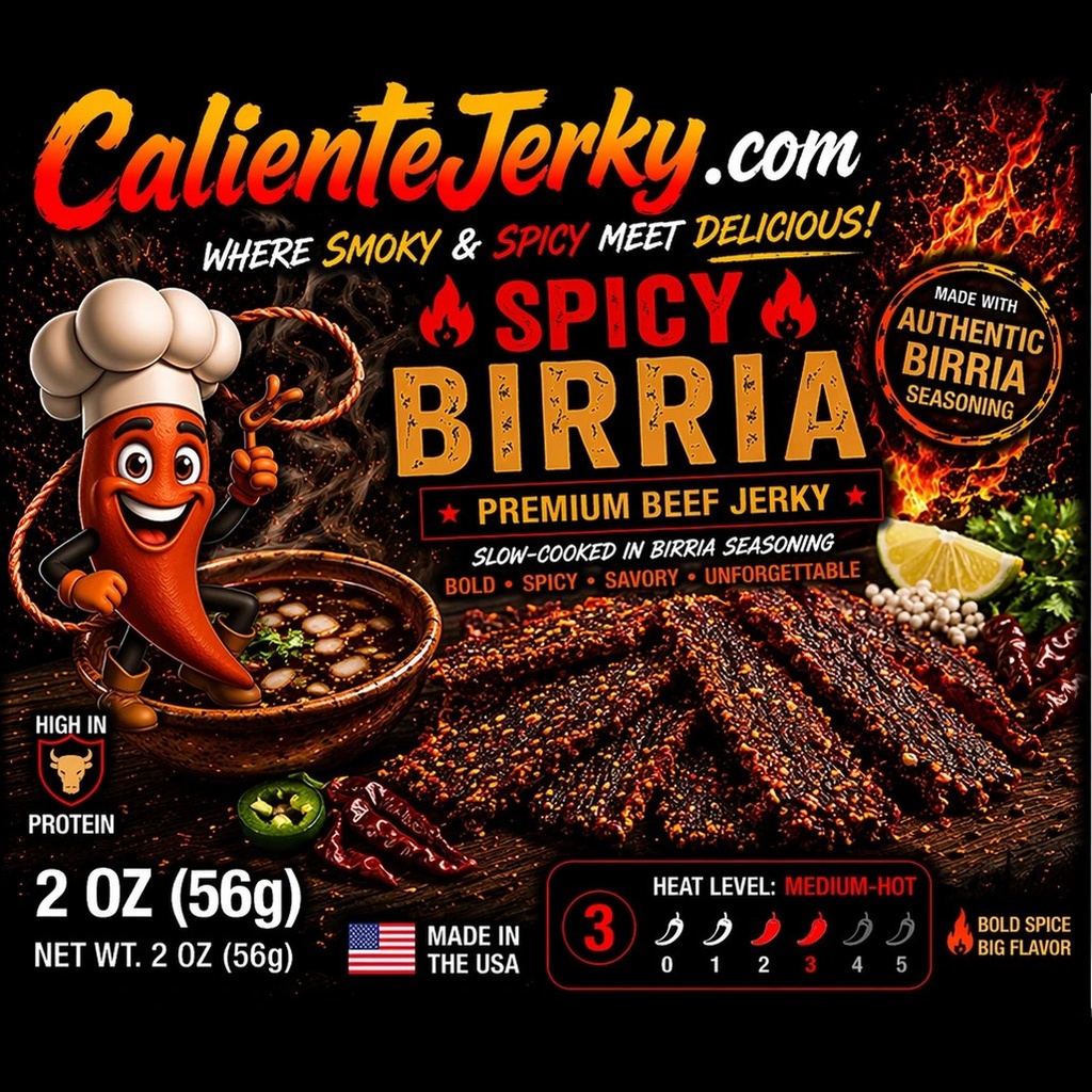 Spicy Birria Beef Jerky
