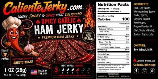 [CAL-JK-SGAR] Spicy Garlic Beef Jerky
